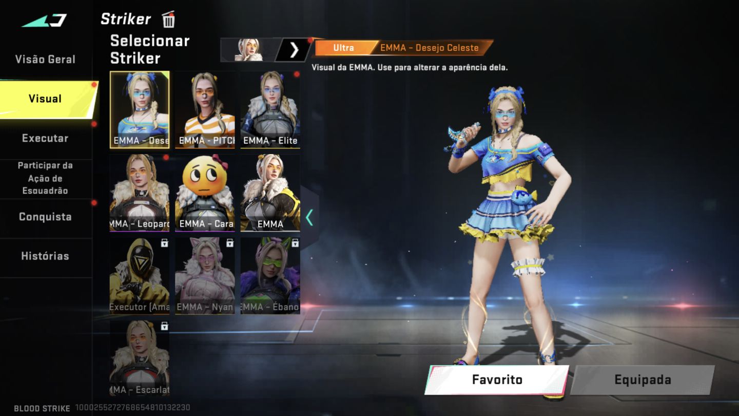 CONTA INSANA BLOOD STRIKE | +5 ETERNAS | +15 ULTRAS | CONTA DE STREAMER