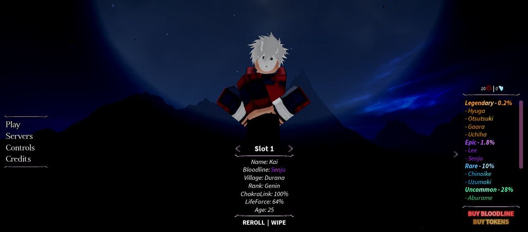 CONTA BLOODLINES, SENJU!