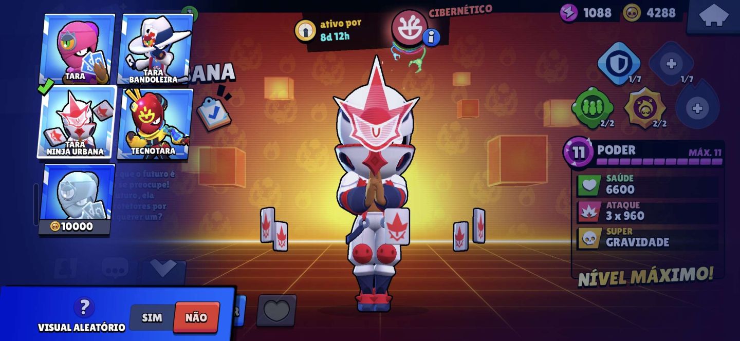 CONTA CHEIA DE SKIN NORMAL E RARA E POUCO TROFÉU BRAWL STARS 13K