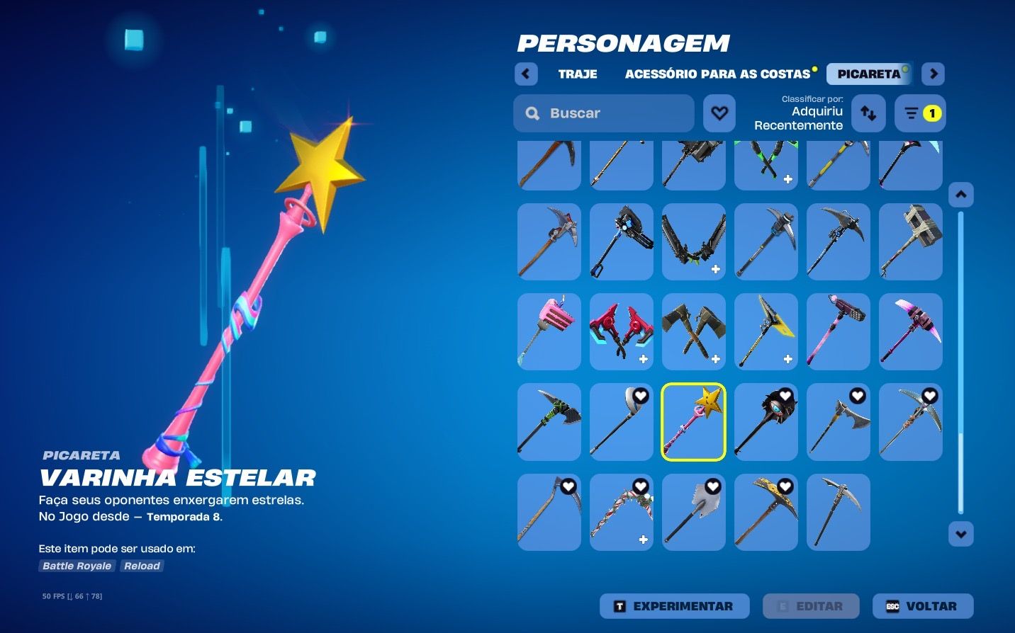 CONTA FORTNITE contendo PASSE DE FUNDADOR