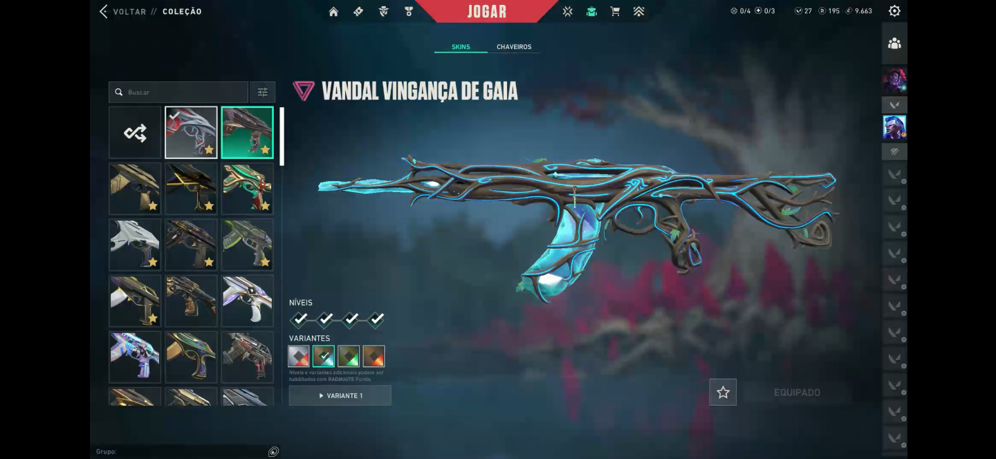 CONTA DE VALORANT FULL GEMADA