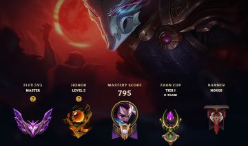Conta LoL, Diamante / Mestre Full champ, 270 skins nivel 600