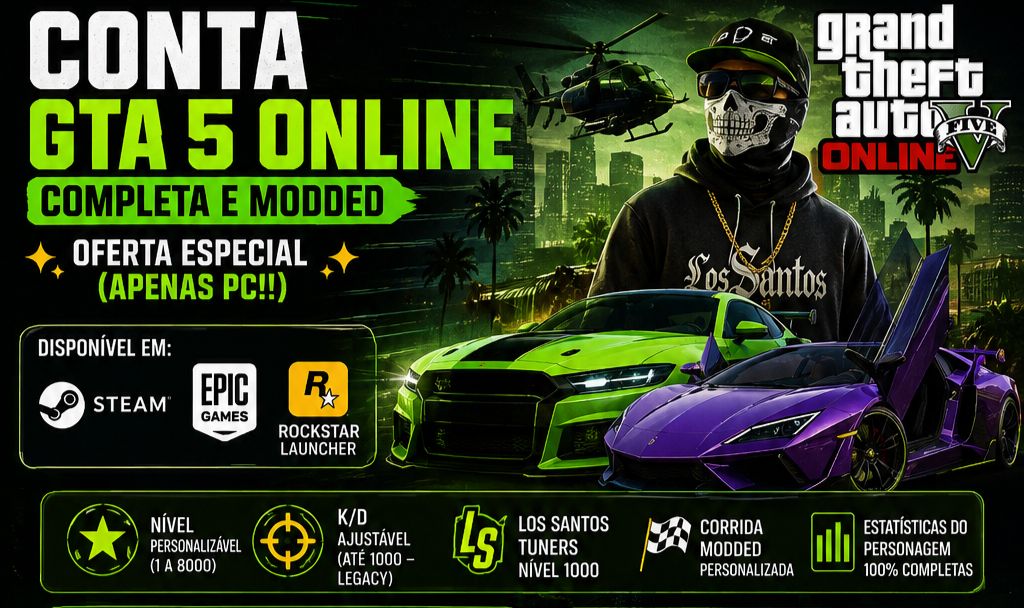 DINHEIRO E TUDO DESBLOQUEADO EM SEU GTA 5 ONLINE ENHACED/LEGACY