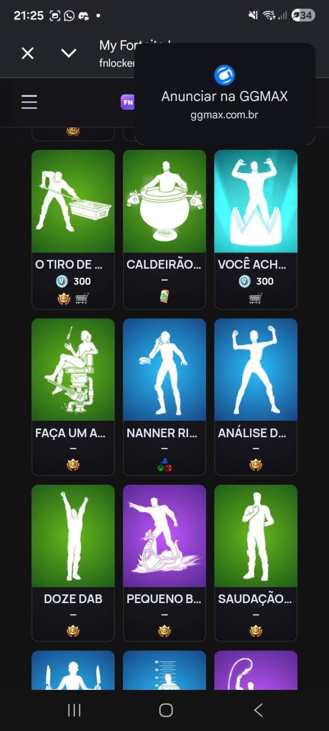 Conta fortnite antiga