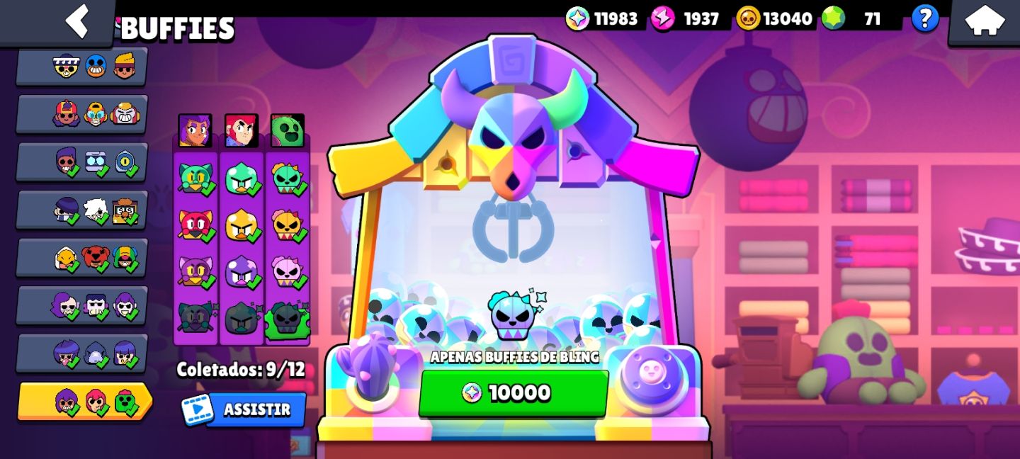 CONTA ENDGAME 53K+ TROFÉUS | 106/106 BRAWLERS (TODOS)/ MUITAS SKINS ÉPICAS RARA