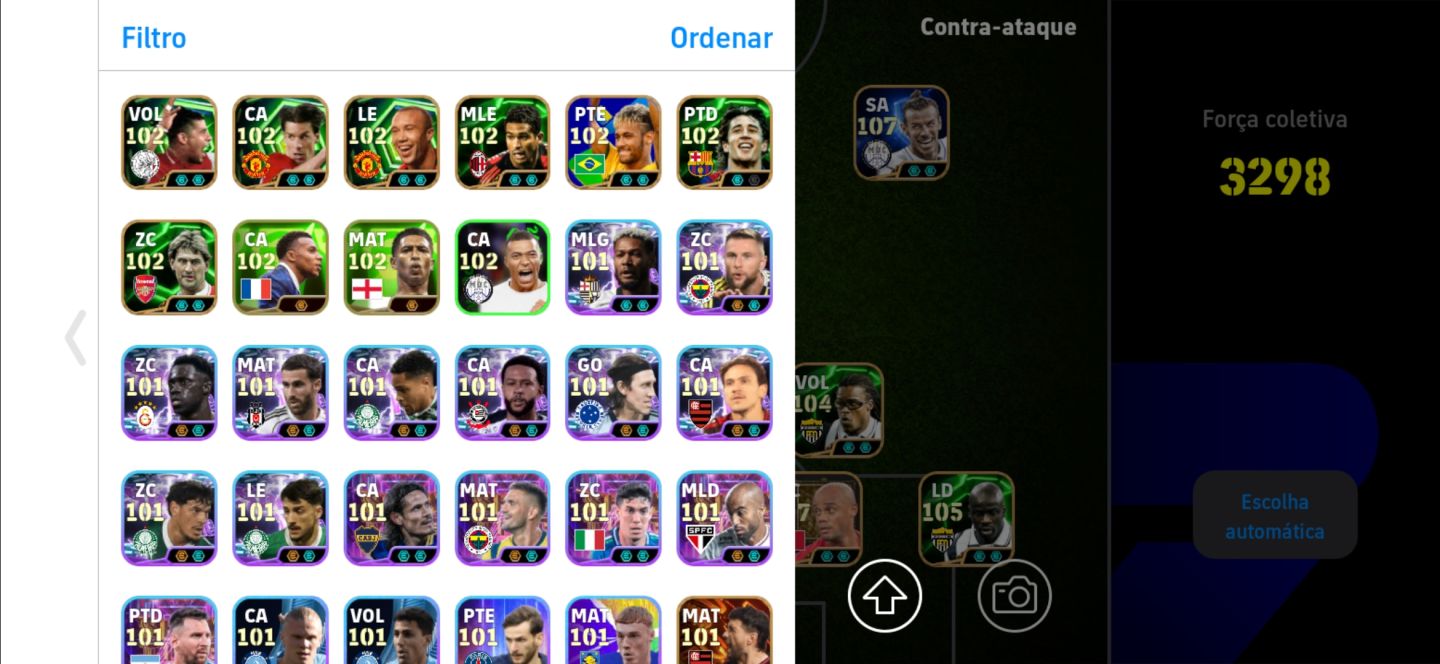 Conta de Efootball mobile com os melhores jogadores
