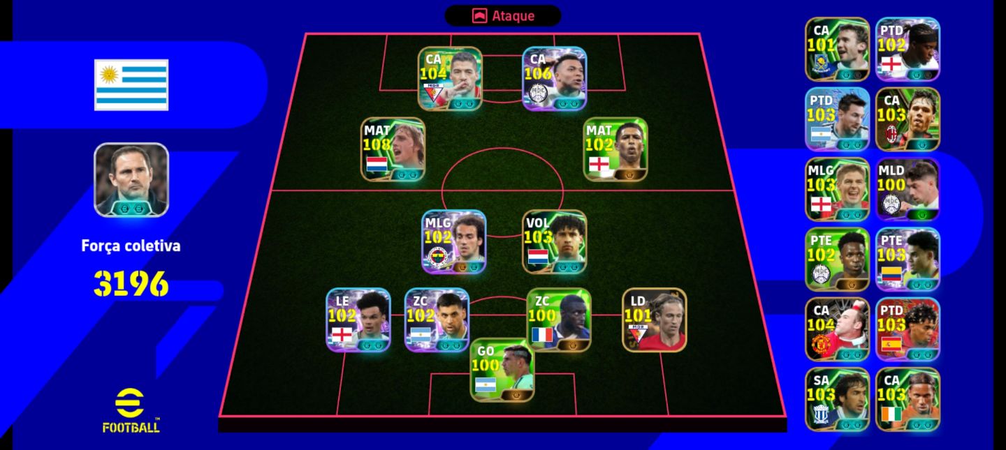 Conta de efootball braba do Cruyff e Mbappe e muito mais!