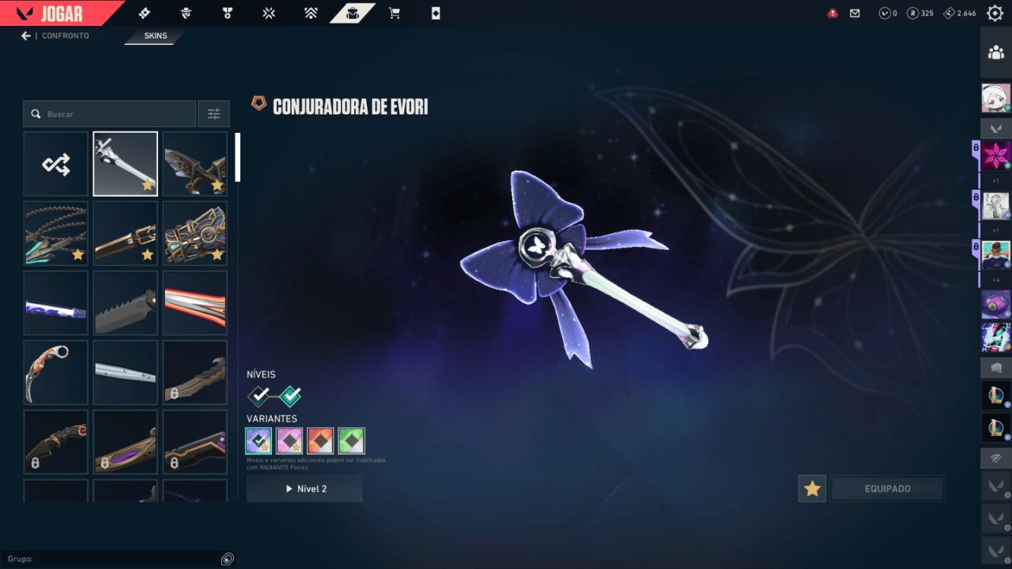 CONTA FULL ACESSO VALORANT CHAMPIONS 2024/2025, PACOTE EVORI, PACOTE ARCANE ETC