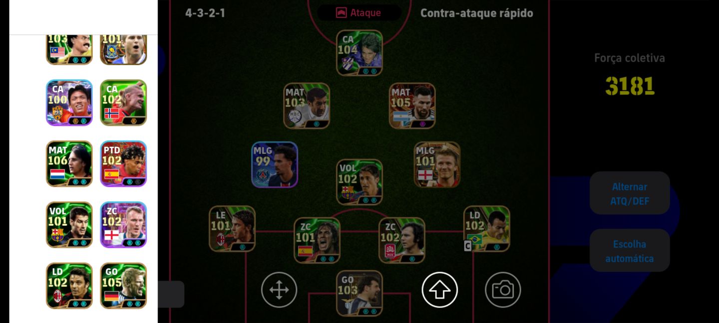 Conta de efootball Messi big time.