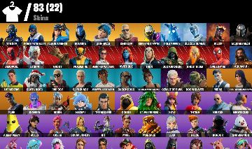CONTA FORTNITE TRYHARD COM MIDAS, PASSE MARVEL, KIM KARDASHIAN E 83 SKINS