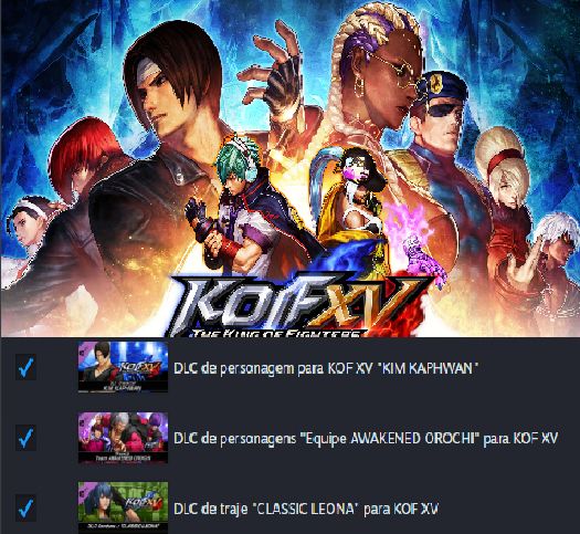 CONTA STEAM MUITOS JOGOS, DLCs , 3mil horas The king of fighters!!
