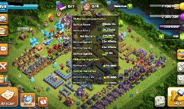 CV 15 FULL, faltando apenas alguns níveis do rei e traps