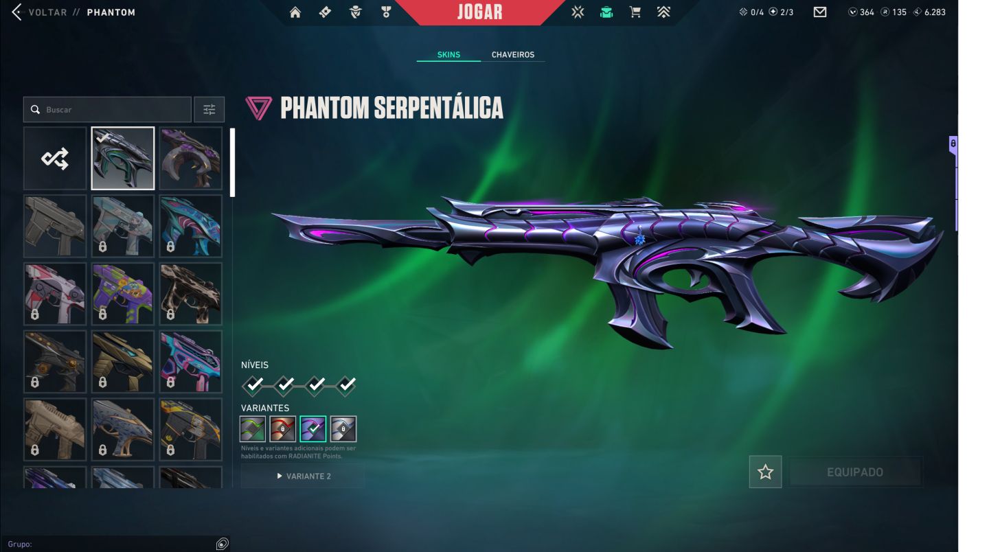 Conta Valorant com skins premium