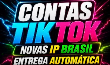 CONTAS TIKTOK NOVAS IP BRASIL [ALTA QUALIDADE]