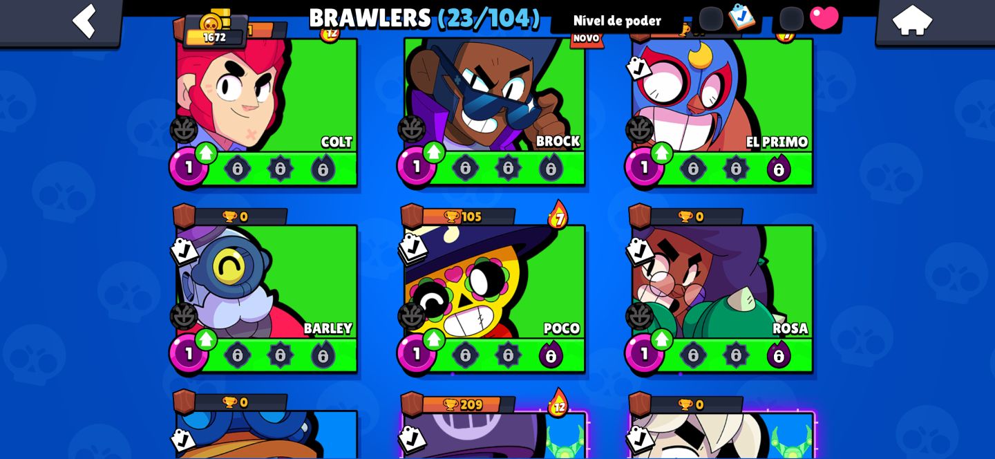 CONTA BÁSICA BRAWL, negócio preço
