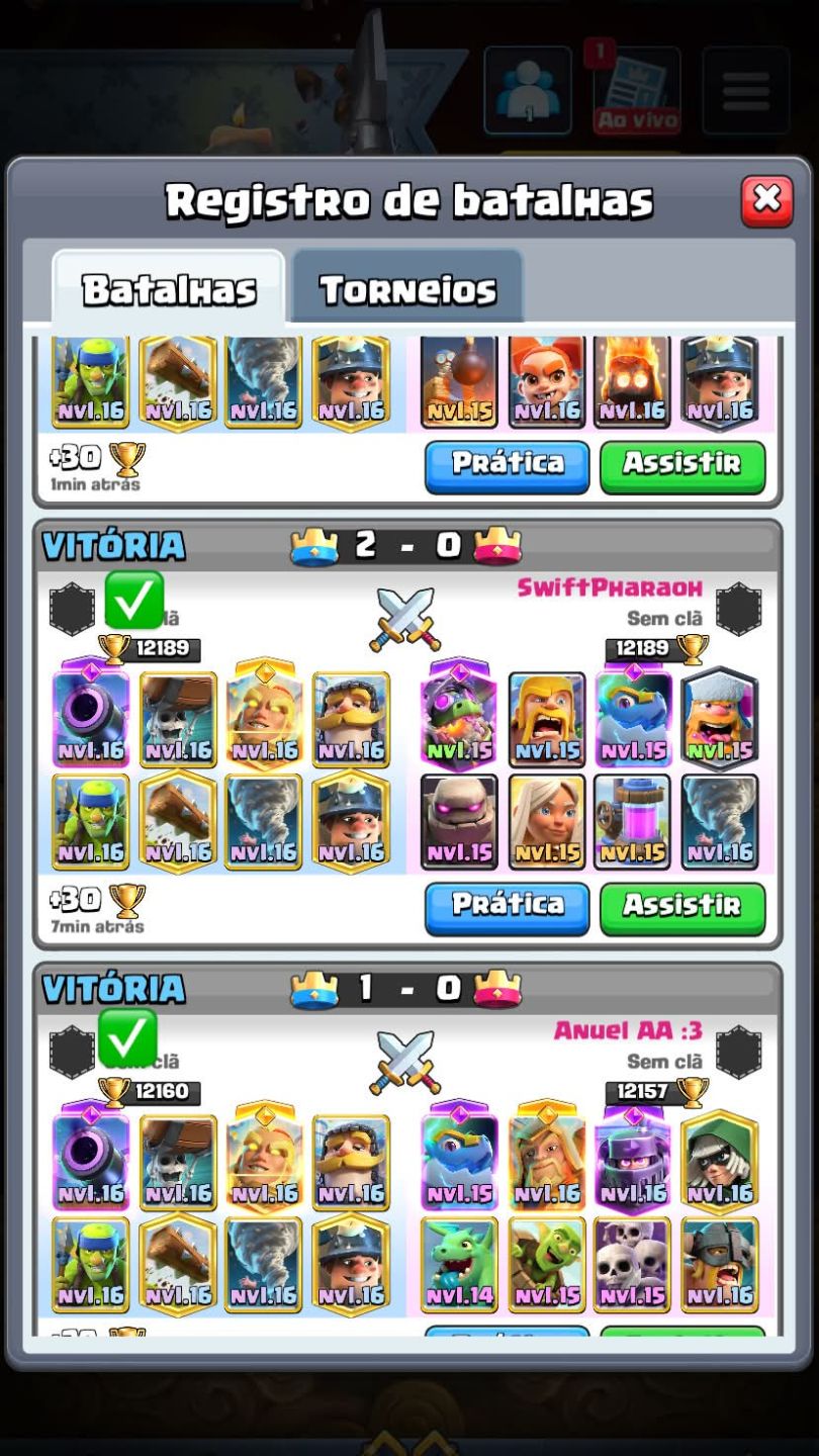 ELOJOB DE CONTA- CLASH ROYALE - VENDEDOR CONFIÁVEL