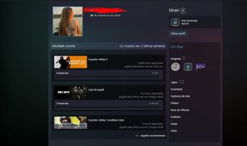 Conta cs2 prime com medalhas raras + dados