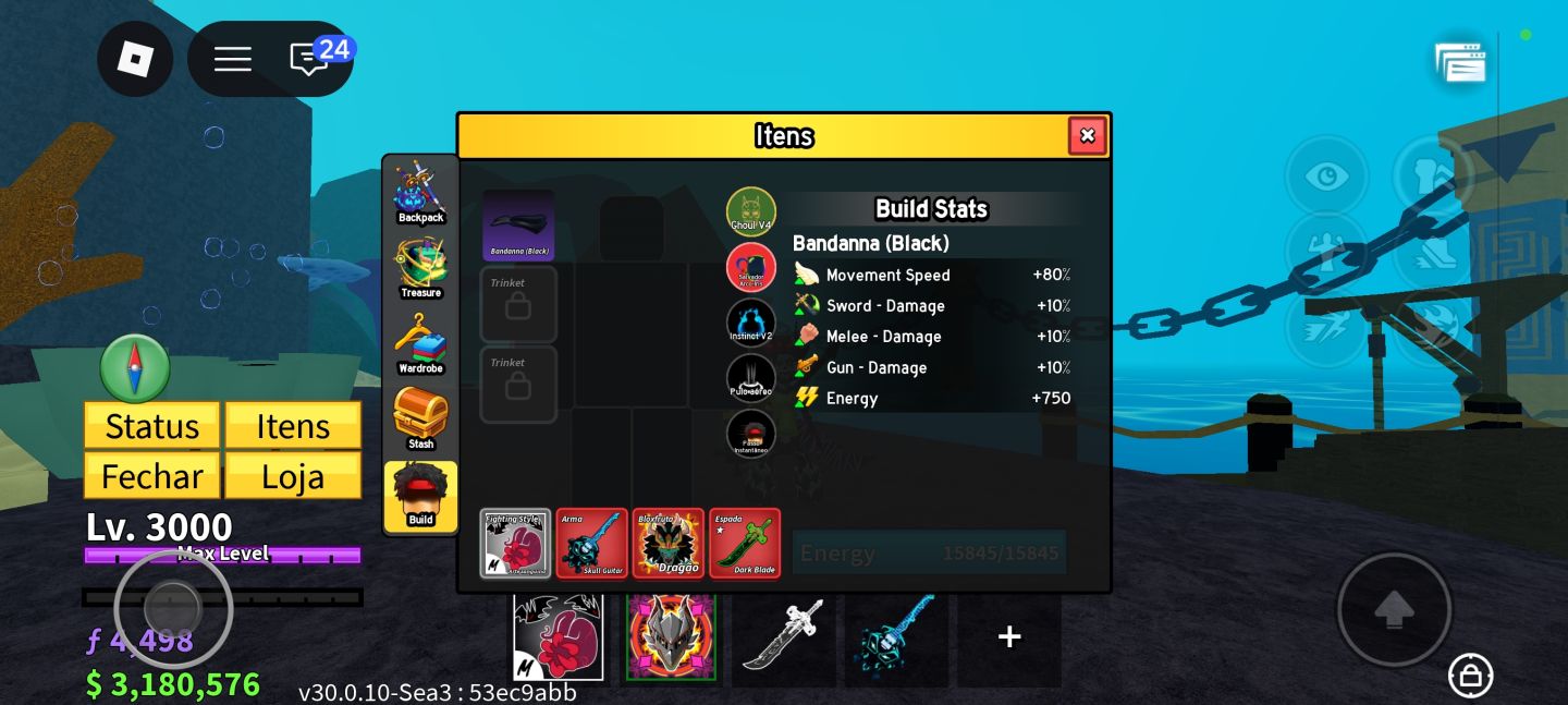 CONTA DE ROBLOX FOCADA EM VÁRIOS PRINCIPAL BLOX FRUITS!