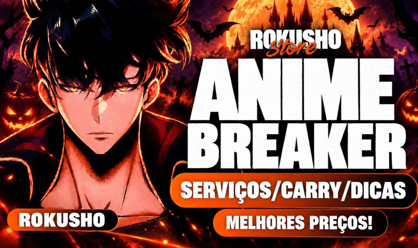 [Tower100] Anime Breaker - Carry & Farm - Ups de Conta - [Entrega Rápida]