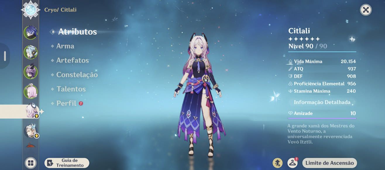 GENSHIN ER 56 - FLINS C2(BIS)+INEFFA C1(BIS)+ MAVUIKA(BIS)+CITLALI + HONKAI STAR