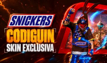 Codiguin Snickers Free Fire (Skin Exclusiva)