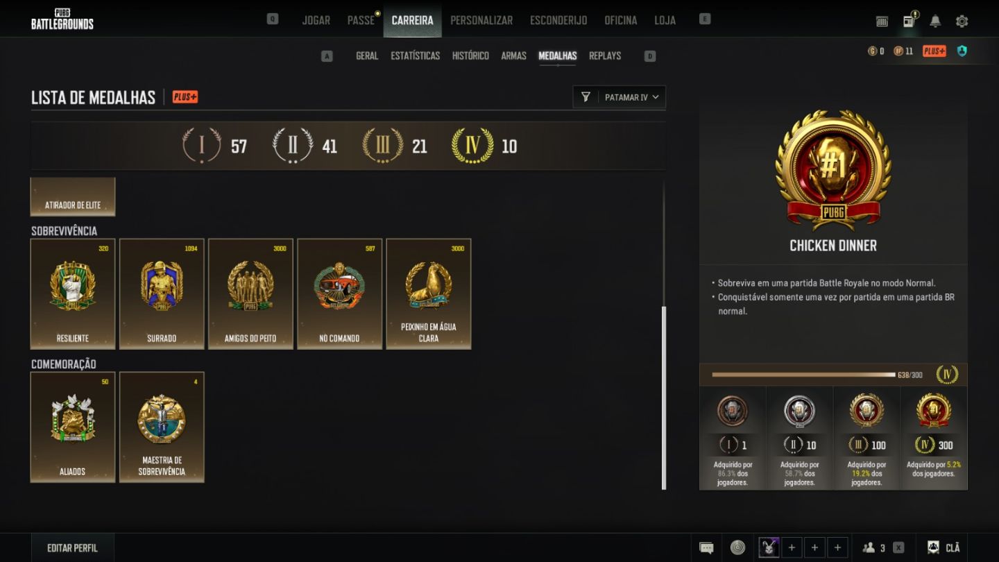 CONTA STEAM 10 ANOS + PUBG COMPLETO | M416 LV.9 + ACE32 LV.8 + M249 MAX + JOGOS