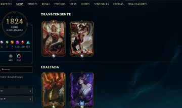 CONTA LOL 1824 SKINS | AHRI IMORTALIZADA | FULL ACESSO + DADOS RECUPERAÇÃO