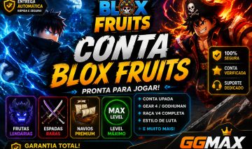 Conta blox fruits com game pass e frutas super raras