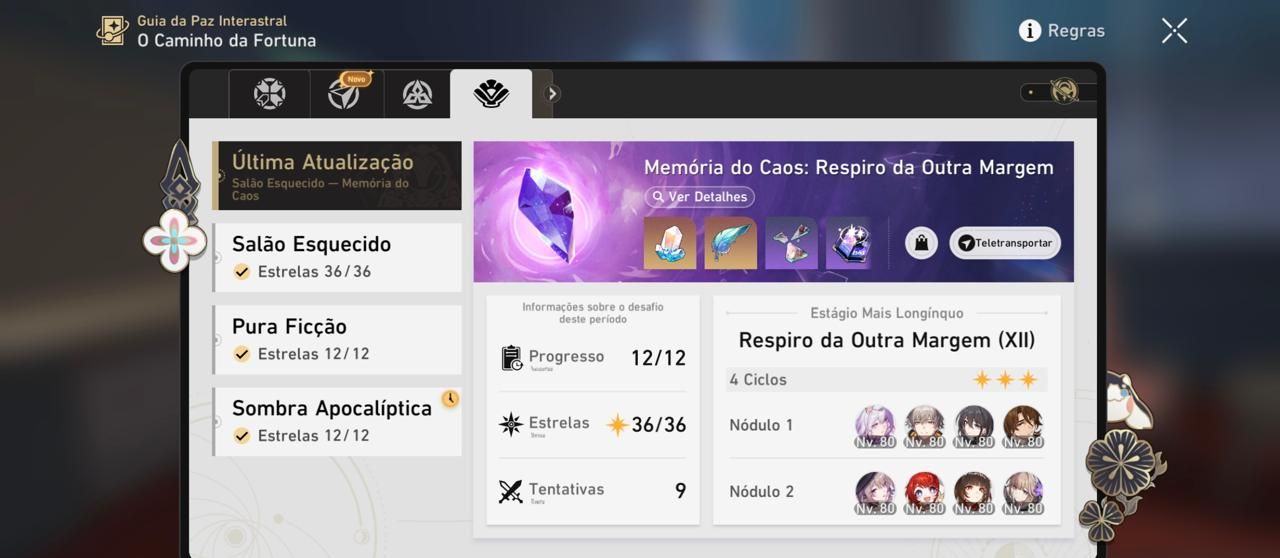 Conta Honkai Star Rail ( End Game ); Herta E2S1 + Tribbe E1S0 +Castorice E0S1 E+