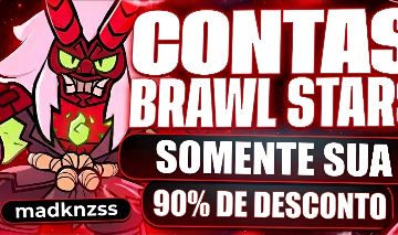 CONTAS BRAWL STARS BARATA [90% DE DESCONTO]