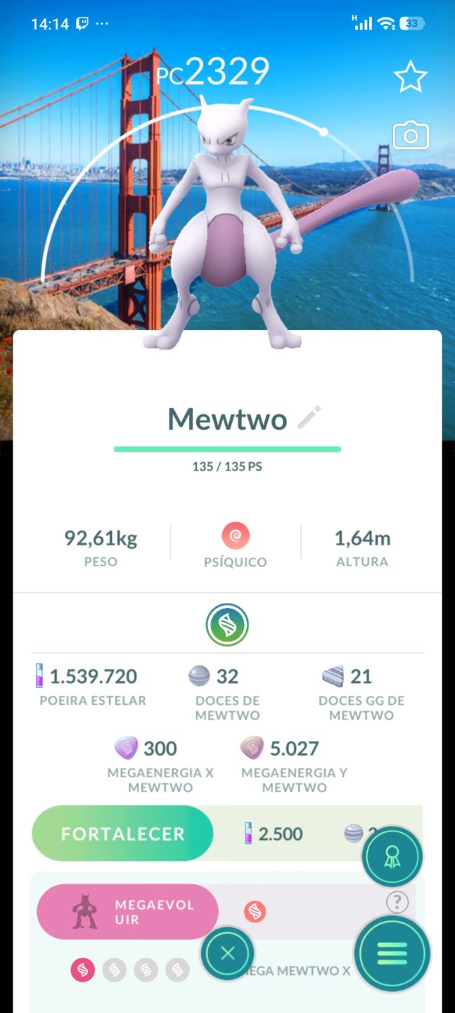 Conta de pokémon GO