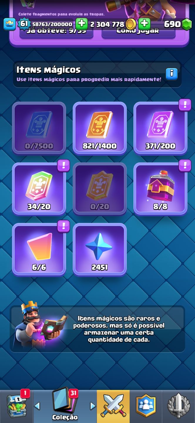 CONTA CLASH ROYALE TOP À VENDA UPADA E PRONTA PRA RANQUEADA