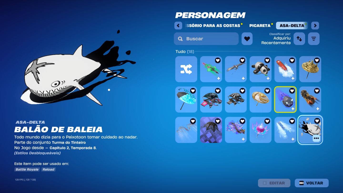 CONTA DE FORTNITE TRYHARD COM ALGUMAS SKINS RARAS E AS MELHORES PICARETAS