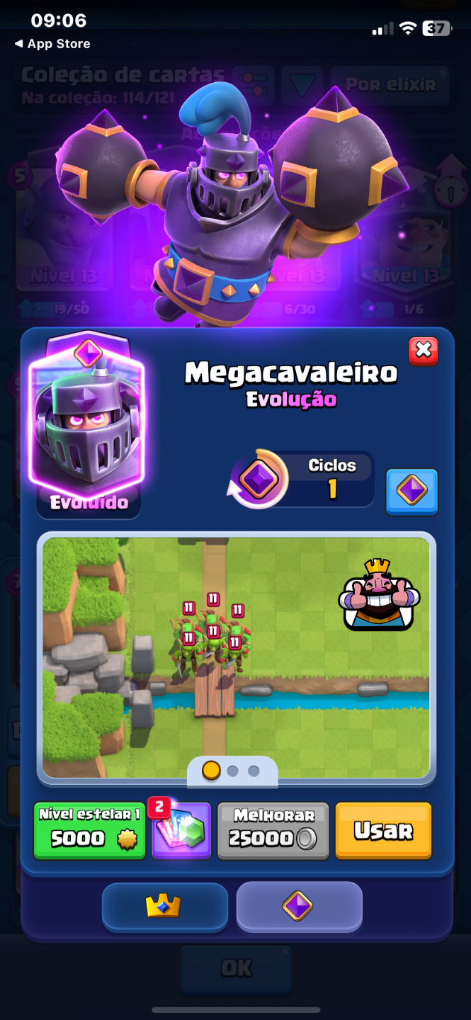 Venda de Conta Clash Royale Nível 38 Várias evoluções e com Mega Evo!!!!
