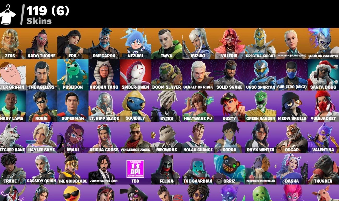 CONTA DE FORTNITE MUITO ANTIGA E RARA! VÁRIAS SKINS E PASSES COMPRADOS