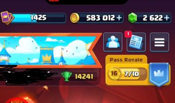 CONTA CLASH ROYALE, 14000 TROFEUS, 17 EVOLUÇÕES, 9 CARTAS ELITE(16) REI16 9 ANOS