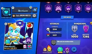 Conta do Brawl Stars com 45k de troféus