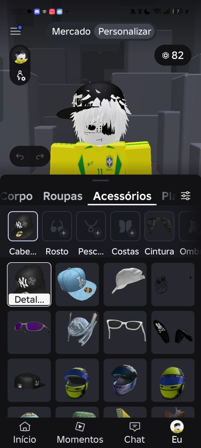 Conta de Roblox no preço dou desconto