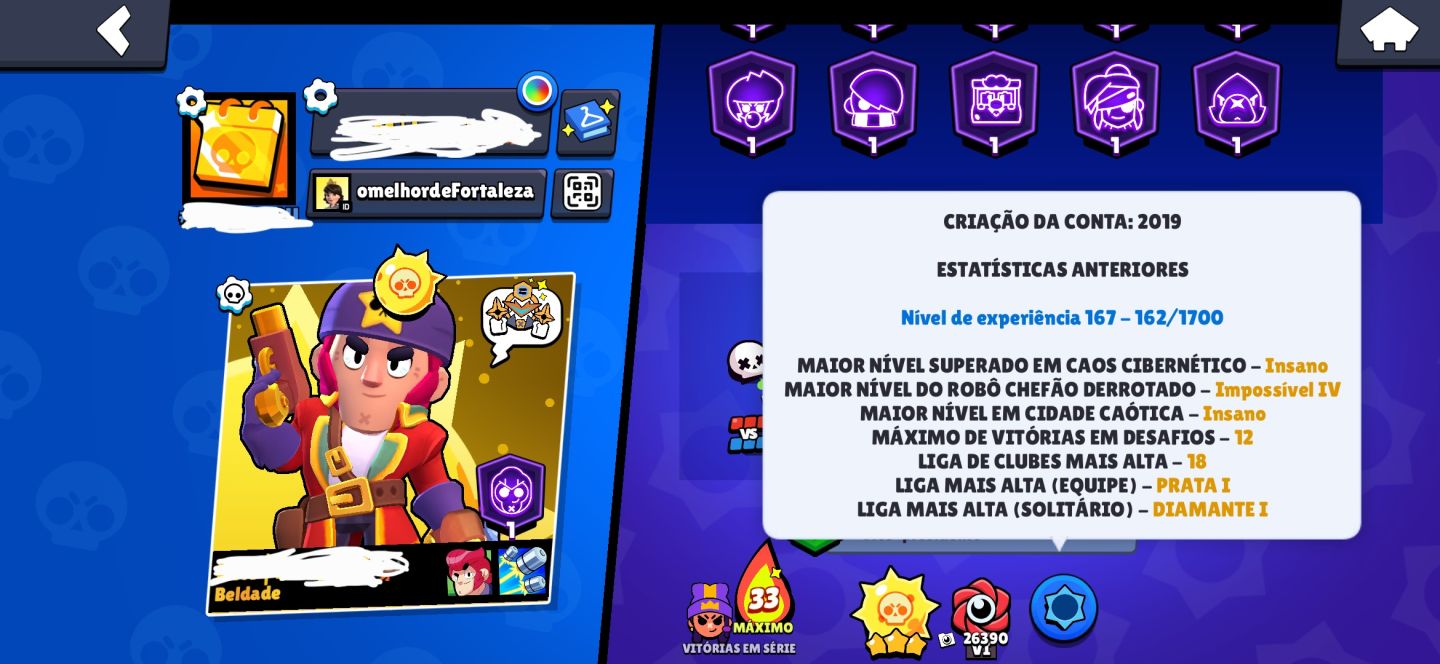 CONTA RARA DE 2019 COM 12 PASSES E TODAS AS SKINS DE ANIVERSÁRIO