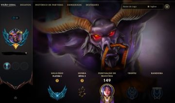 Conta Lol Platina 1/esmeralda 4 email não confirmado