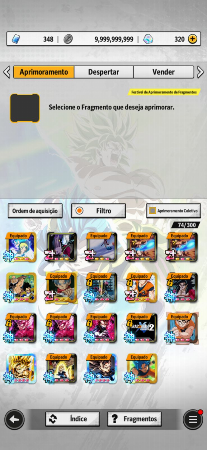 CONTA AVANÇADA COM O NOVO GOGETA ULTRA 12*, BROLY LR 8*, GOKU BLACK LR 14*