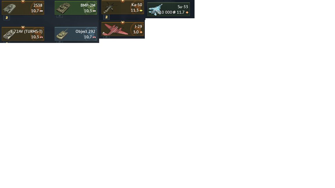 1 x Conta WarThunder com Alemanha/Russia FULL TOP TIER