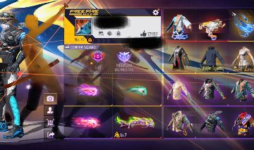 Conta Free Fire Rara Com Várias Armas Evolutivas