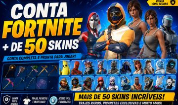 CONTA DE FORTNITE 53 SKINS! PREÇO NEGOCIAVEL