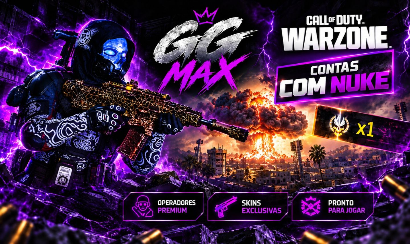 CONTA WARZONE NUKE | SKIN OPERADOR NUKE + CAMUFLAGEM NUKE + CALLING CARD
