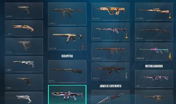 CONTA DE VALORANT COM VÁRIAS SKINS