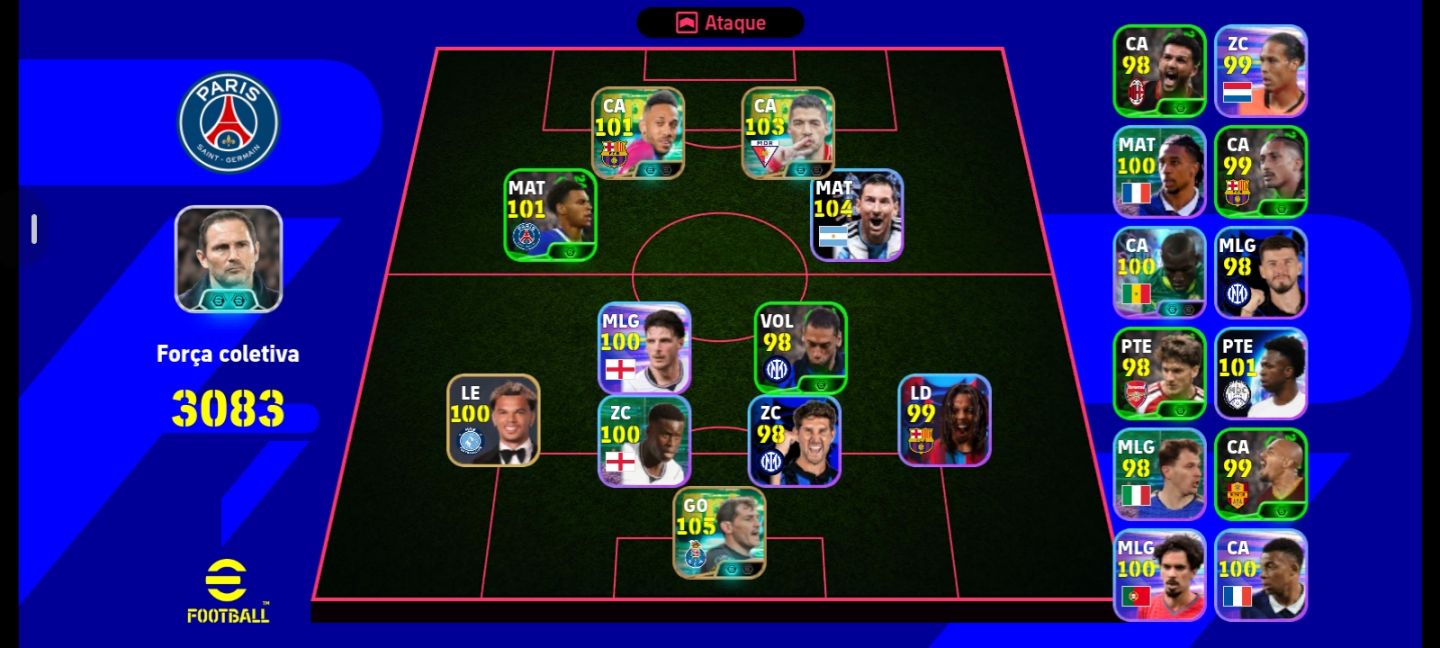 Conta de efootball pra quem esta começando ou veterano