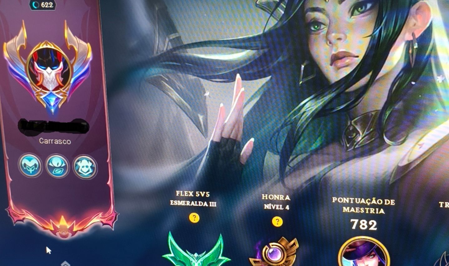 Conta com skins fodas e todos os camp bora lá so compra