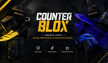 SKINS DE FACA E LUVAS DE COUTER BLOX