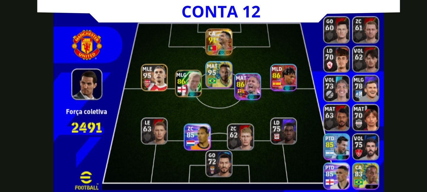 Contas Efootball Iniciais com Épicos/big Times Garantidos! Vol. 02